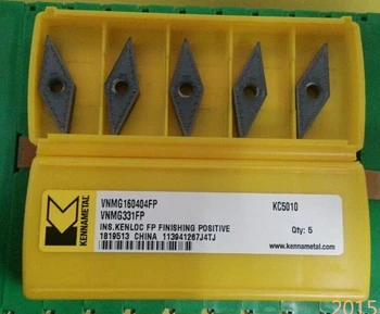 

5PCS KENNAMETAL CARBIDE INSERT VNMG160404FP KC5010