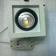 9 Вт светодиодный Встроенный квадратный светильник без бликов корпус Регулируемый используется в роскошных виллах, дома, квартиры, высококлассных магазинах