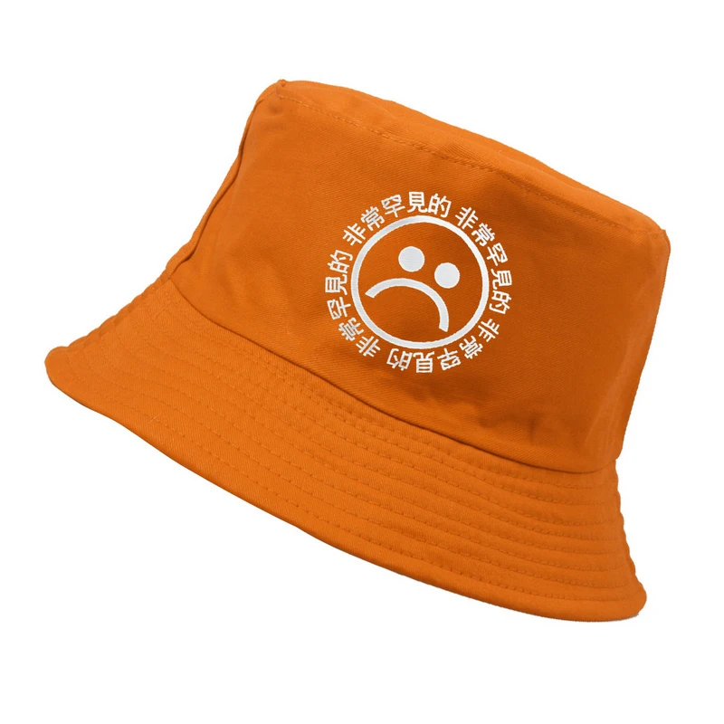 

2019 new hot hunting fishing bucket hatSummer fisherman Bucket Hat Sad Boys Men Women Hip Hop Fishing Cap Sprots Chapeau Sun hat