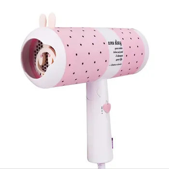 

ETERNITY Floral Hair Dryer Travel Folding Hair Dryer Genuine Electricity Muffle Fashion Dot Hair Drying Styling Applicance 220V