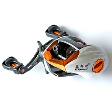 190 г 12+ 1BB передаточное число 6,3: 1 Черная левая и правая рука baitcasing катушка для подледной рыбалки Низкопрофильная приманка для рыболовных снастей