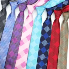 Мужская 6 см галстук новая классическая полосатая клетка, жаккард шеи галстук высшего качества досуг бизнес свадебные галстуки из полиэстера