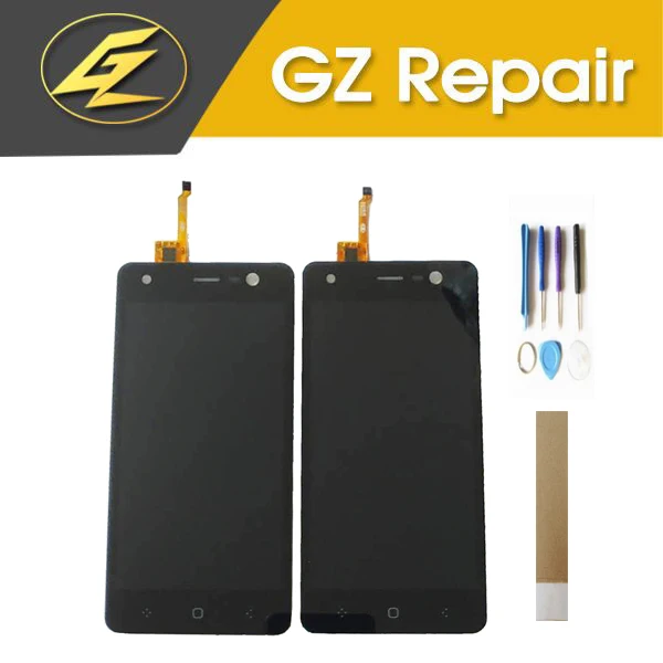 Tanie 5.0 Cal dla BQ Trend BQ 5009L BQ5009L BQ 5009L wyświetlacz LCD z czujnikiem dotykowym szklany digitizer zgromadzenie z narzędzia taśmy