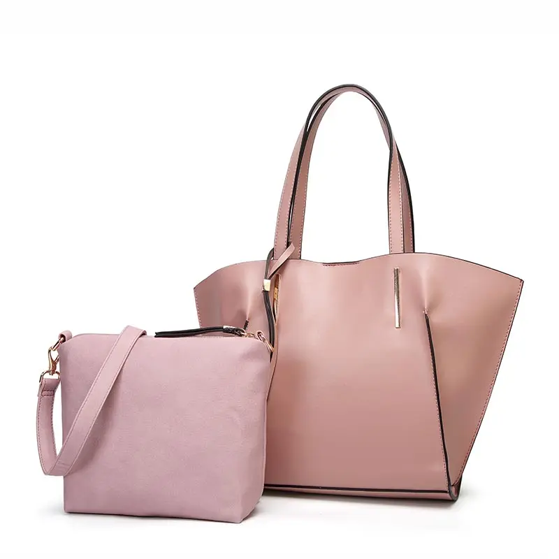 AMELIE GALANTI Женские сумки Сумки Набор Твердые женская сумка Модная сумка Высококачественная кожа PU Стильные женские сумки - Цвет: pink