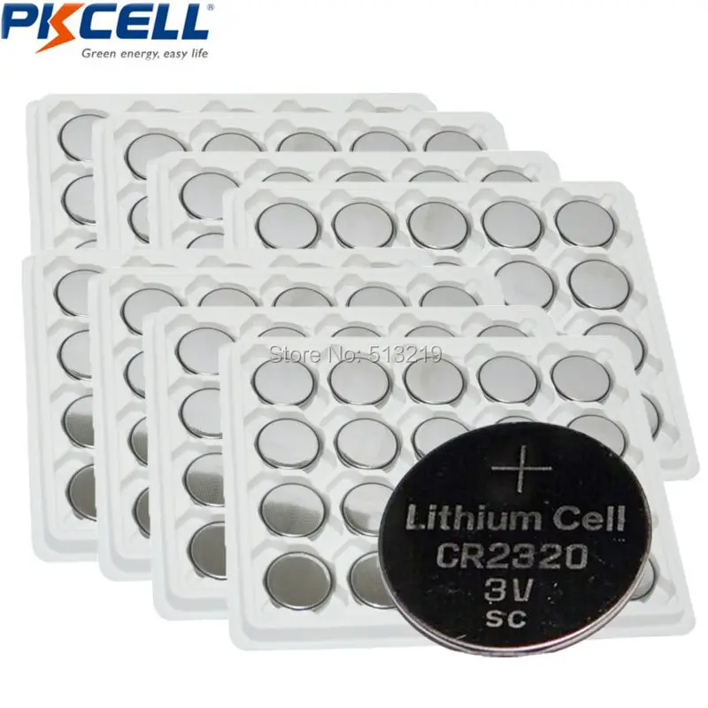 

200Pcs CR2320 DL2320 2320 3V 130mah Lithium Button Coin Battery DL2320 Cell Batteries