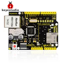 Free Shipping ! Ethernet W5100 network shield board with SD card expansion for Arduino