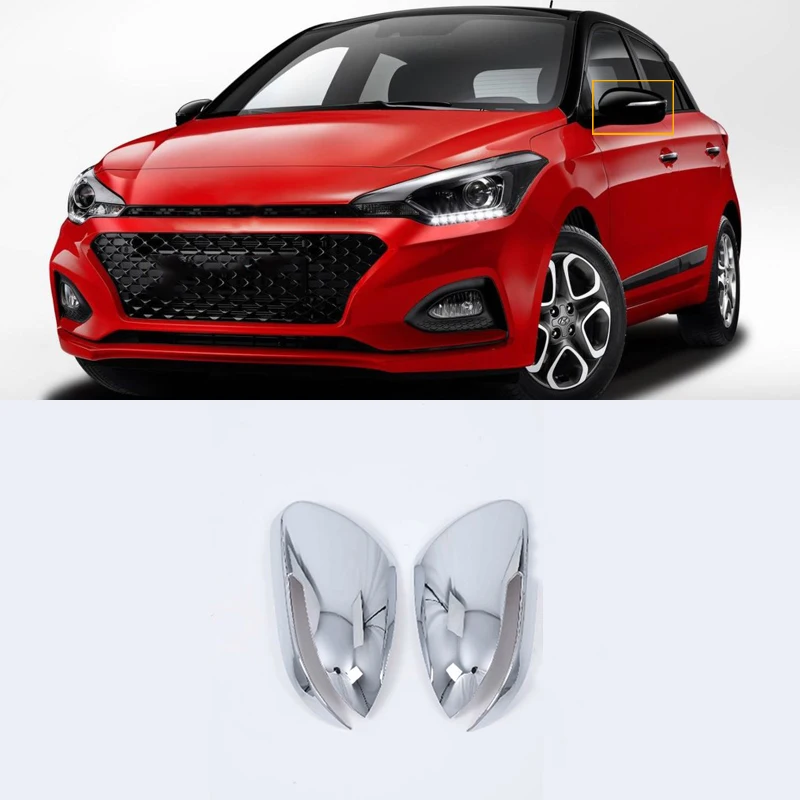 4 шт. накладки на дверное зеркало для HYUNDAI I20|Хромирование| |