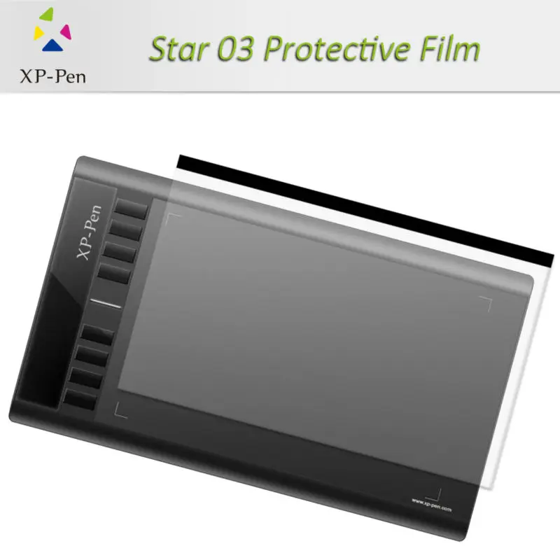 Goede XP Pen Transparante Grafische Tablet Beschermende Film alleen voor Star03 Grafische Tekening Tablet (2 stuks)