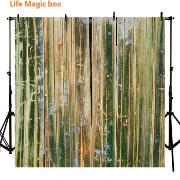 

Back Drops For Photography Photophone Vinyl Mottled Yellow Wood Slab Foto-159