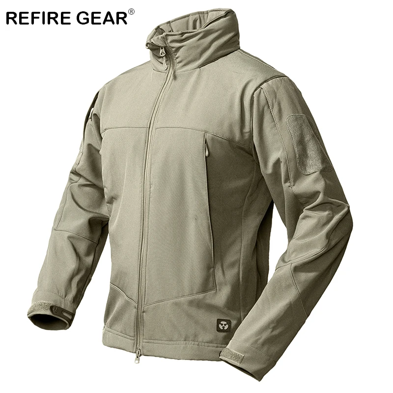 Куртка ReFire Gear мужская непромокаемая с капюшоном и защитой от ветра|Походные