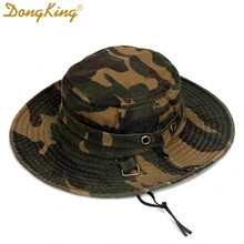 DongKing хлопковая вымытая шляпа-ведро, шляпы для рыбалки, альпинист, Солнцезащитная шапка, ветрозащитная армейская шапка-ведро, мягкая на ощупь, 7 цветов