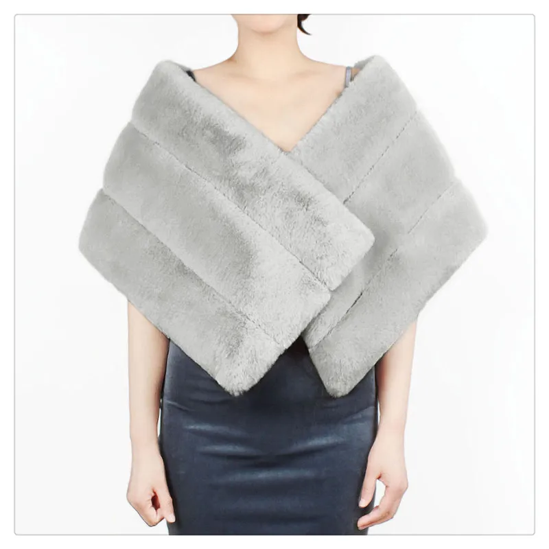 New autumn and winter new goods real - shot imitation fur cape fur cape dress small coat to match Europe and America (10)