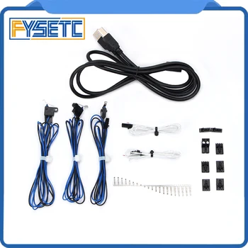 

1Set EinsyRambo Connectors Cable Wire Complete Kit Molex 5057-9402 9403 9405 For Prusa i3 MK3 EinsyRambo Board