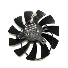 HA9010H12F-Z 85 мм 0.57A 2Pin GTX1050 охлаждающий вентилятор GPU для MSI Geforce GTX 1050 2G GTX 1050Ti 4G OC охлаждение графической карты