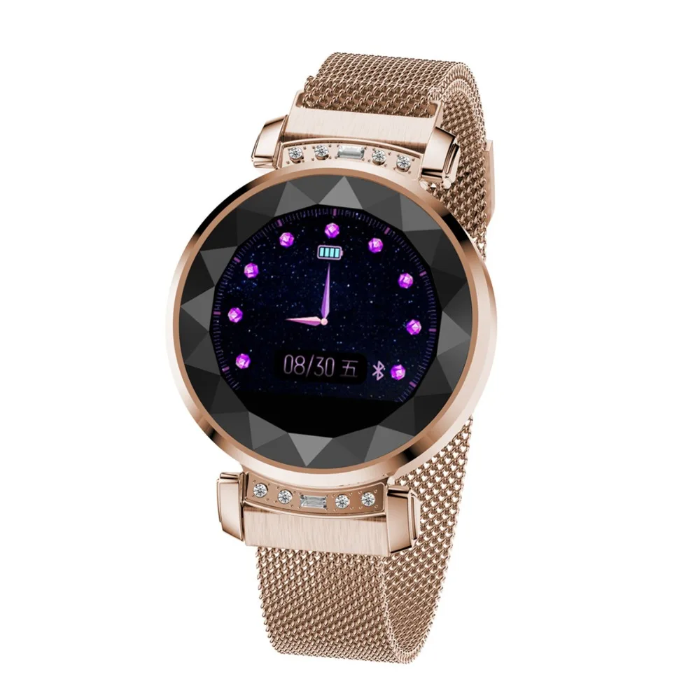 

H2 plus Smart Watch Women Lovely Bracelet Heart Rate Monitor female physiological cycle Remind Smartwatch connect IOS Android
