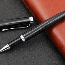 Горячая красивый 3019 черный с серебряным круг роллербол ручка