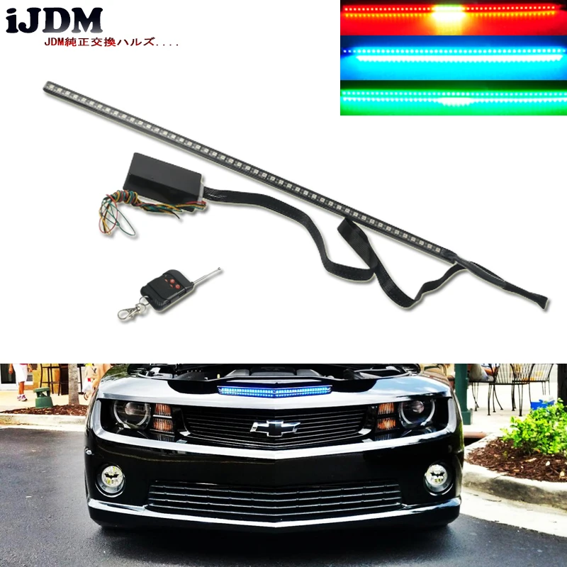 IJDM 48 светодиодный RGB 7 цветсветодиодный светодиодная подсветка Knight Rider Для Camaro SS