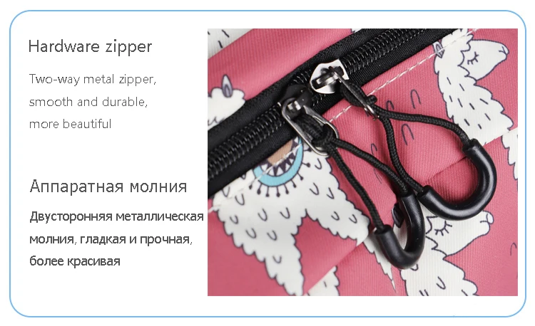 WINNER Backpack Cute Alpaca Print School Backpack Teenager Girls Water Repellent Fabric Laptop Bags Travel Mochila 2019 (11)