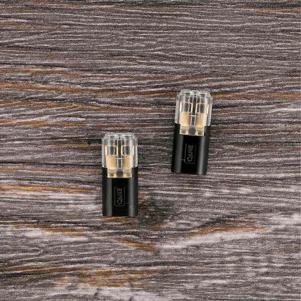 

1 Pair High Quality 2P No Welding Threadless Easy Fit For Led Strip 2 Way Spring Clamp Wire Connector Terminal