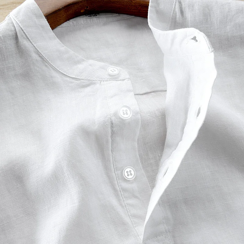 Новинка, Мужская модная брендовая летняя льняная футболка с коротким рукавом и принтом в китайском стиле, мужская повседневная футболка, импортная ткань