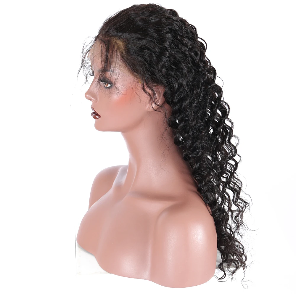 360 Lace Frontal Closure Pre Plucked Deep Wave Closure Brazilian Virgin Hair With Baby Hair CARA Human Hair Frontals