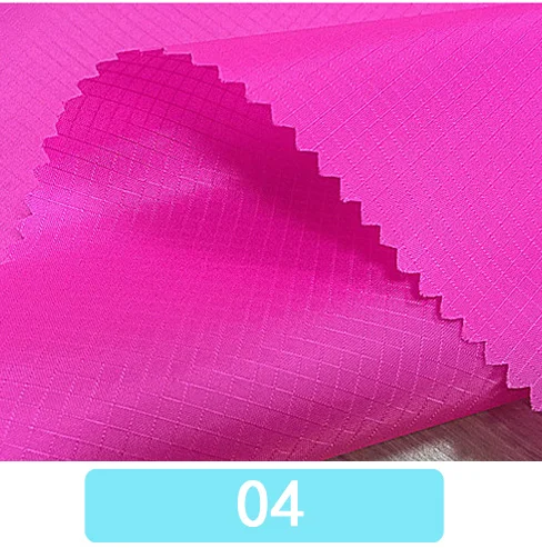 1 м* 1,5 м Сверхлегкая водонепроницаемая ткань с покрытием, ткань Рипстоп для палаток, воздушных змеев - Цвет: 4-hot pink