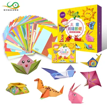

MYHOESWD 54 pcs/lot Origami Paper Toys for Kids Craft Toys for Girls Handmade Toys Crafts Learning Education Toys for 3 Years