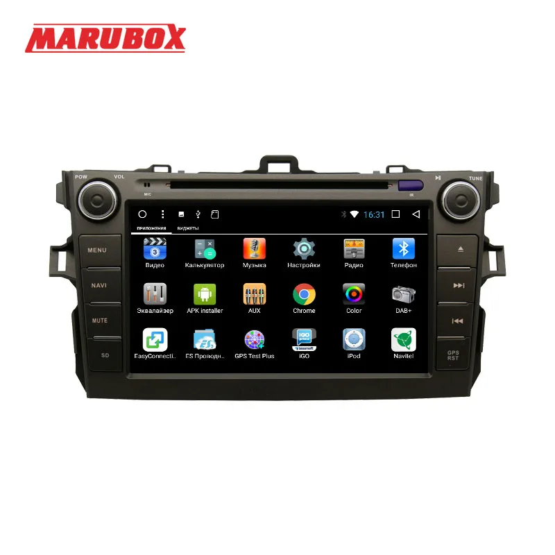 Flash Deal Car Multimedia Player for Toyota corolla 2007 - 2011,MARUBOX 8A105DT8, 8 Core, Android 8.0,2GB RAM, 32GB ROM,DVD,GPS,Radio,WI-FI 3
