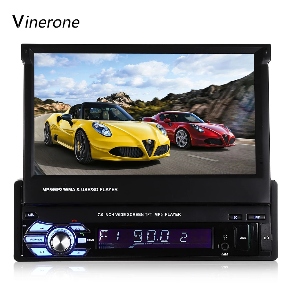 

Car Radio 1 Din 7'' inch LCD Touch Screen Bluetooth Car Audio USB FM MP3 MP5 Auto Radio Car Multimedia Player Autoradio 1din