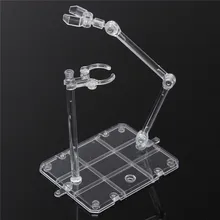 Kicute Action Base подходящий Дисплей Стенд для 1/144 HG/RG рисунок+ крючок синий прозрачный Подвижный кронштейн Модель лабораторный зажим