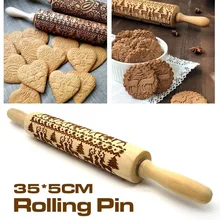 Рождественские Скалки, выгравированные резные деревянные тисненые Скалки, кухонные инструменты, декоративные тисненые деревянные скалки