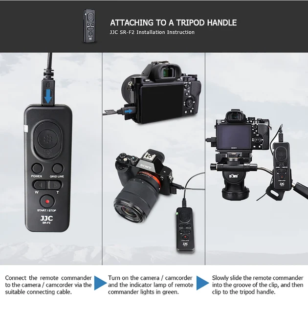 JJC SR-F2 Fju00e4rrkontroll Kontroll Fu00f6r Sony Kamera Och Video