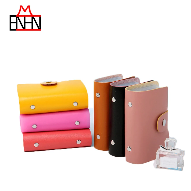 

High Quality Men's Wallet Leather Visiting Cards Credit Card Holder Case Wallet Business Card Package Women's Handbags Hot Sale