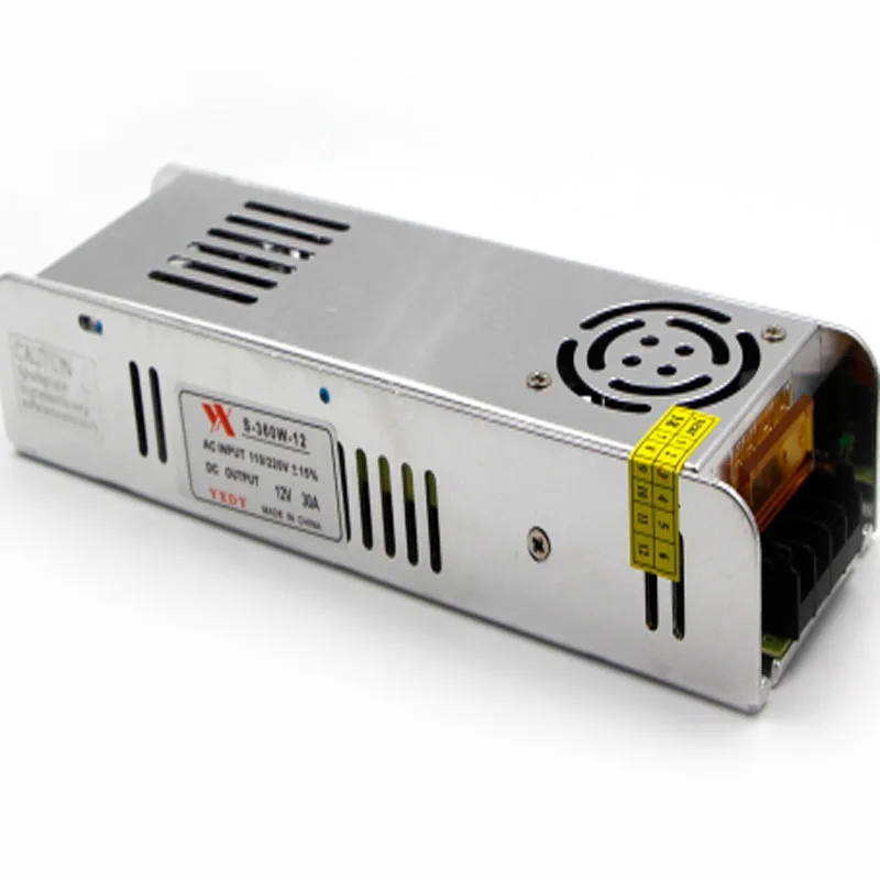 12V 24V трансформатор освещения 5A 10A 30A импульсный источник питания AC DC адаптер