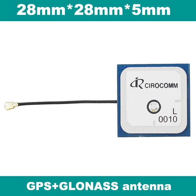 

internal GPS GLONASS Dual antenna,Cirocomm active patch antenna,GNSS antenna,BT-0010
