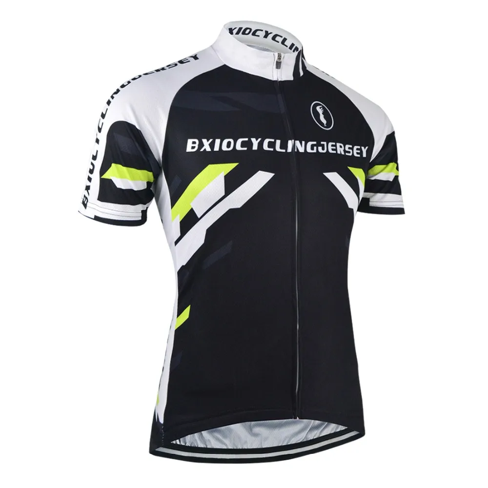 

BXIO Summer Cycling Clothes Man Roupas Para Ciclismo Pro Mountain Bicycle Clothing White Short Sleeve Bike Jersey BX-0209H006