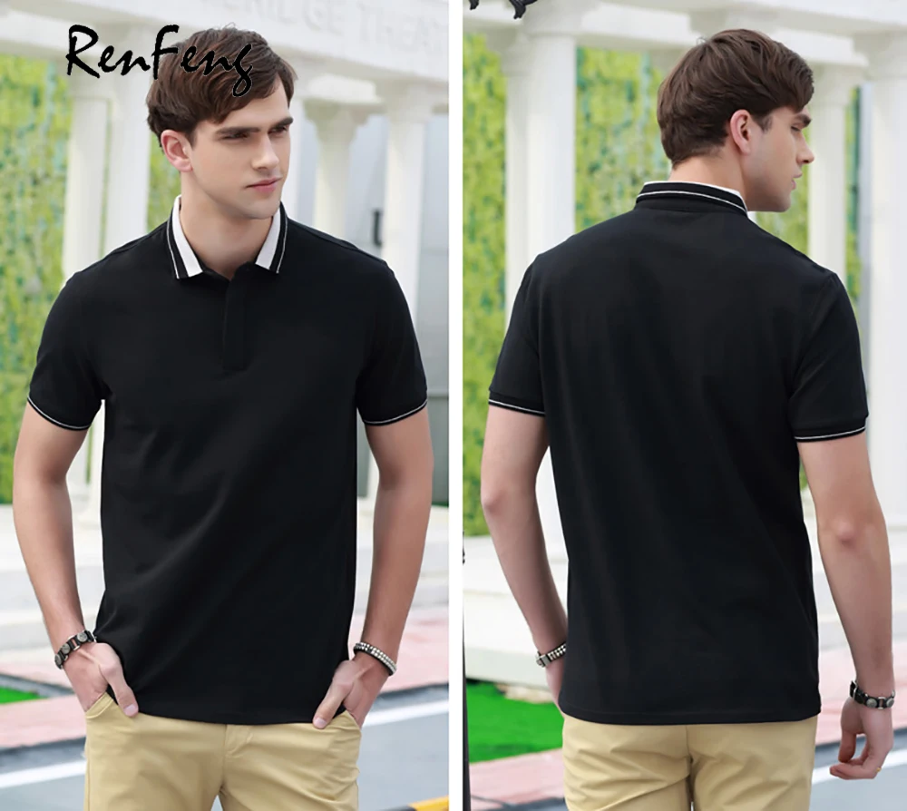 Tops&Tees Men's Polo shirts Business men brands Polo Shirts (12)