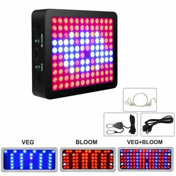 

LED grow light Elite600W 1200W 2000W Full Spectrum for Indoor Greenhouse grow tent plants grow led light Veg Bloom mode