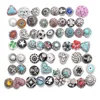50 unids/lote estilo mixto de Metal de 18mm botones de 50 diseños de jengibre de ajuste a presión 18mm brazaletes de la pulsera de collar ► Foto 3/6