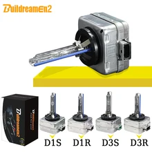 Buildreamen2 2 шт. 35 Вт D1S D1C D1R D3S D3R ксеноновые лампы накаливания 4300 К 6000 К 8000 К 10000 К 12 В Авто свет фар стайлинга автомобилей