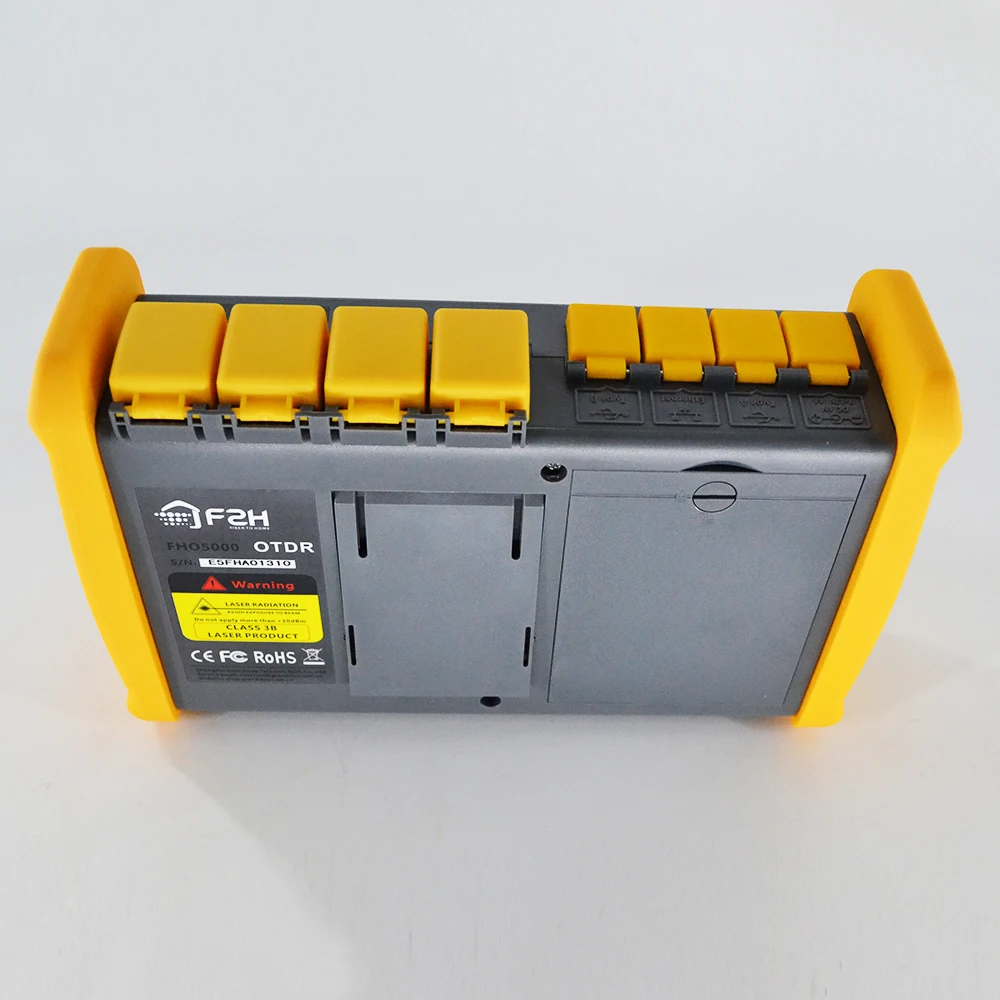Новейшая версия 7 дюймовый SM OTDR 1310/1550 нм 35/33 дб встроенный VfL измеритель мощности