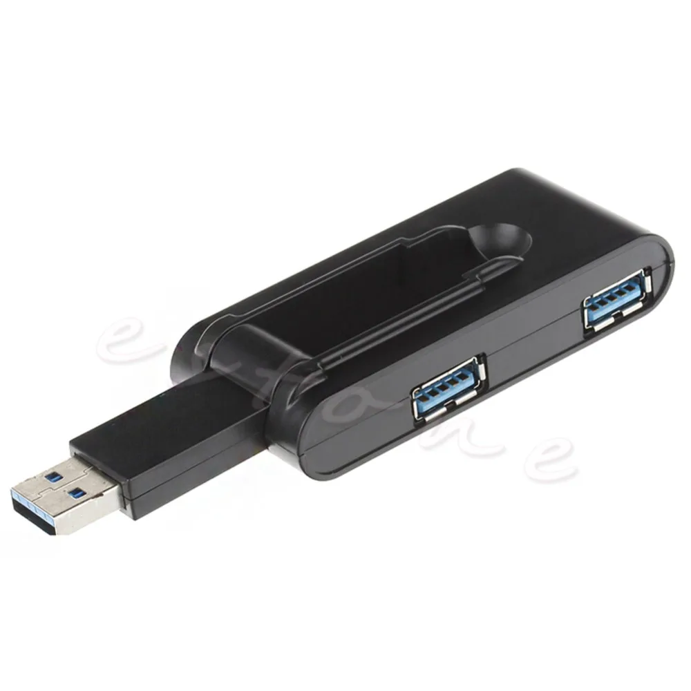  1Pc Portable High speed 4 Ports USB 3.0/2.0 Super Speed HUB USB Splitter External Hub Adapter for P