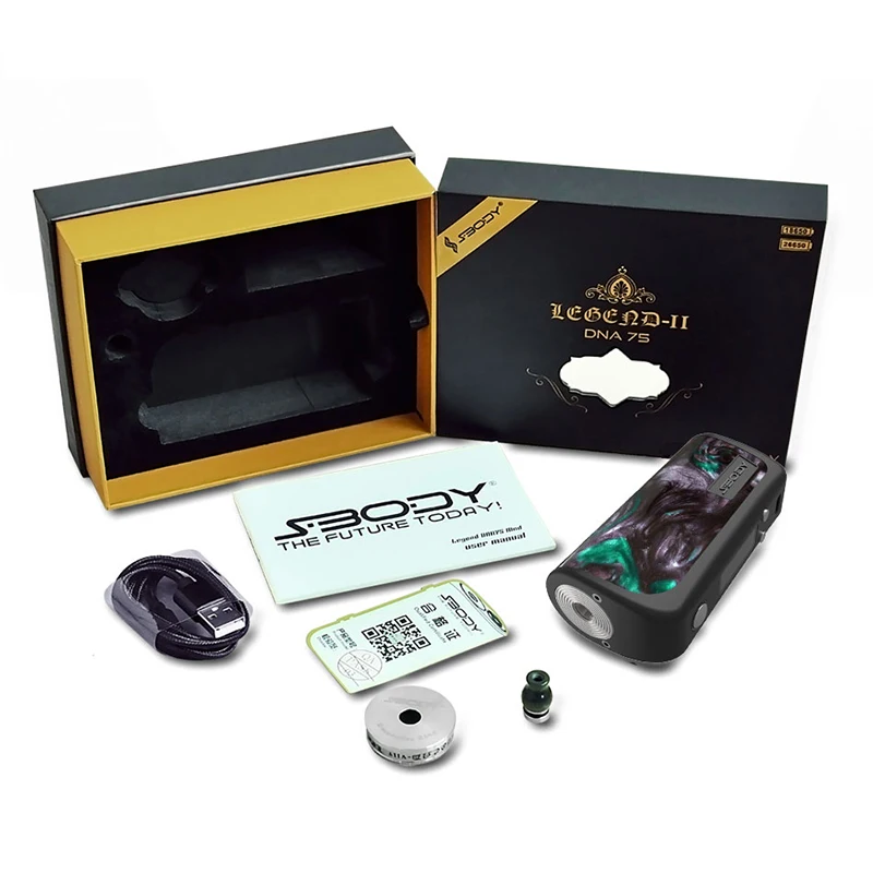 Original Legend DNA75 Mod Colorful Resin Box Mod Evolv DNA 75 Chipset With Resin Drip Tip Electronic Cigarettes Original Legend DNA75 Mod Colorful Resin Box Mod Evolv DNA 75 Chipset With Resin Drip Tip Electronic Cigarettes
