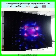 p10 3x4 5050 SMD 3в1 P10 светодиодный экран для сценического видео занавеса