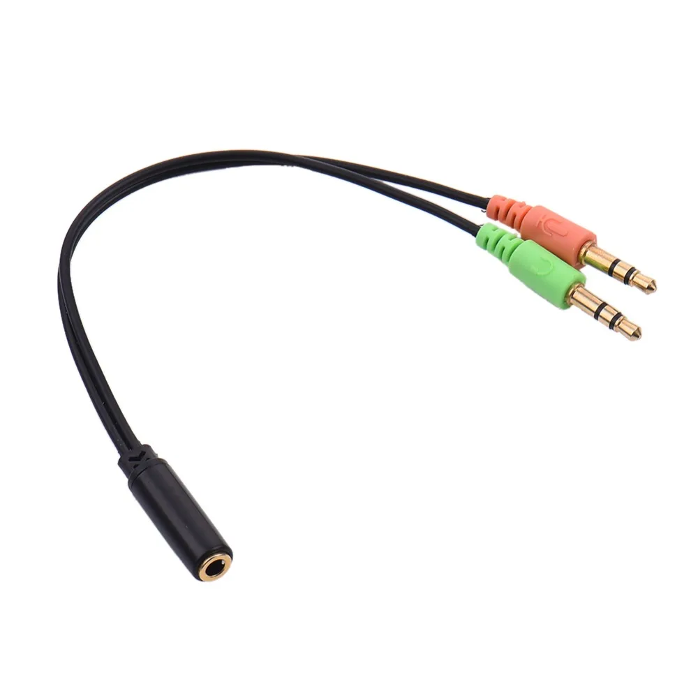 

Single-hole laptop / telephone 3.5mm combo adapter computer 1 point 2 audio conversion NA83