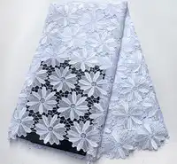 2019 Nieuwste Wit Nigeriaanse Veters Stoffen Met Stenen Hoge Kwaliteit Tulle Afrikaanse Veters Stof Bruiloft Afrikaanse Franse Tulle Lace