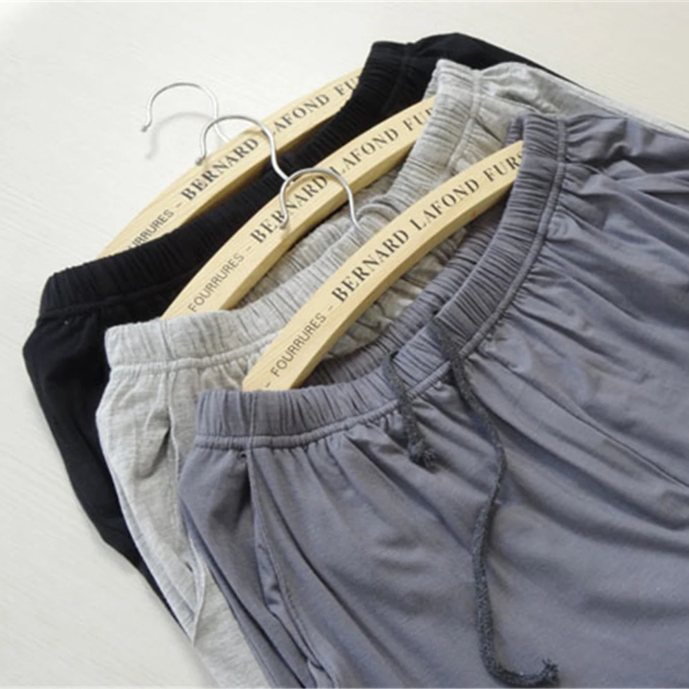 Summer Men Modal Sleep Bottoms Underwear Long Trousers Solid Pajamas Nightwear Lounge Loose Casual Sleepwear Loungewear 045-957 Summer Men Modal Sleep Bottoms Underwear Long Trousers Solid Pajamas Nightwear Lounge Loose Casual Sleepwear Loungewear 045-957