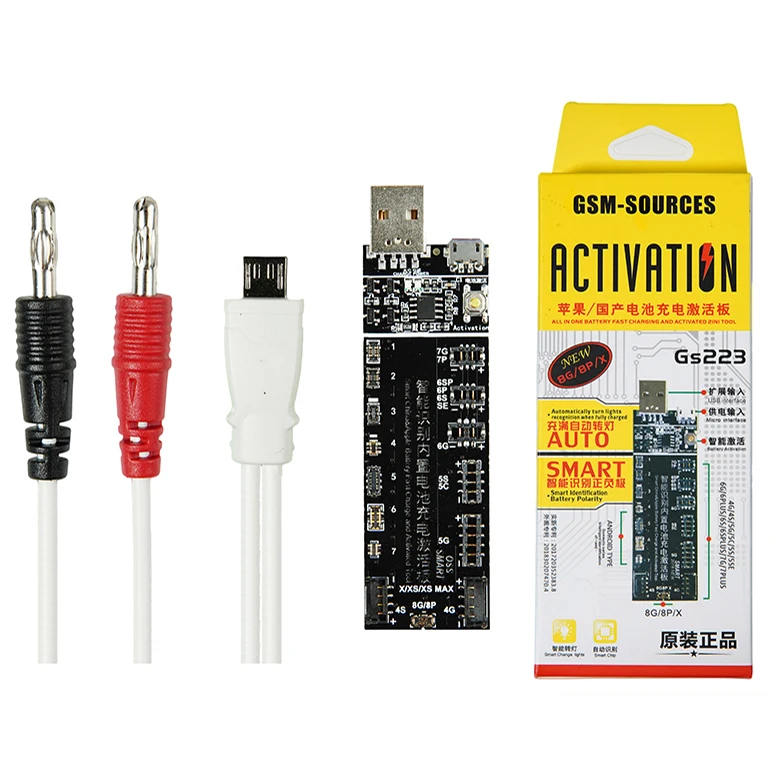 

Phone Battery Activation Board Plate Charging USB Cable Jig For iPhone X 4S-8 Battery Charge Cable Activate Plate Board