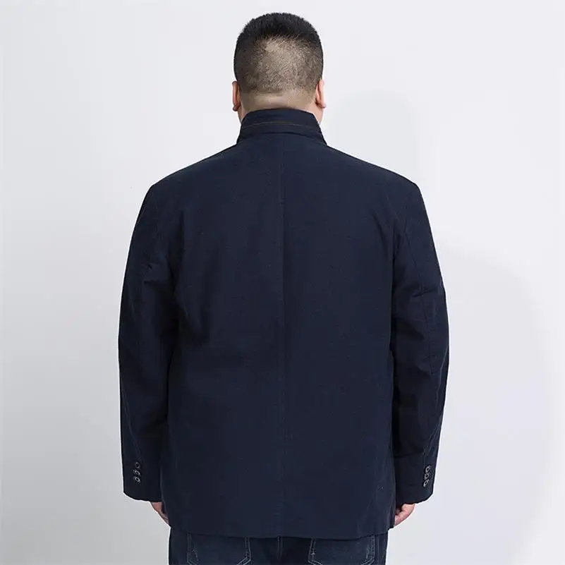 Размера плюс 8XL 7XL Новое поступление брендовая одежда осенний костюм Блейзер
