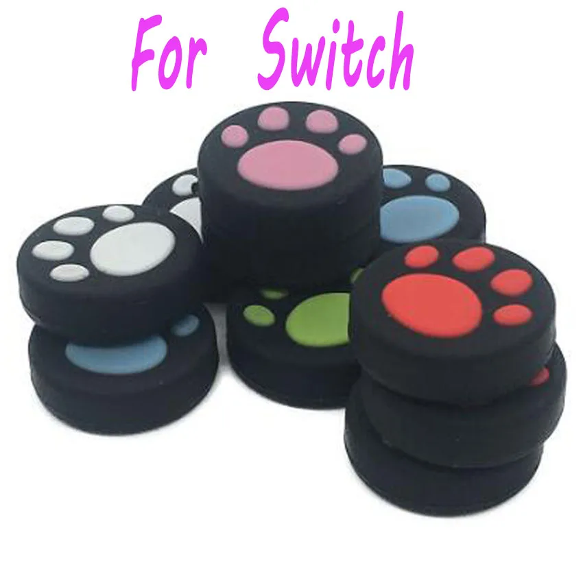

JCD 2PCS For Nintend Switch Silicone Analog Controller High quality Grips Caps New Grips for Nintend NS Controller Accessory